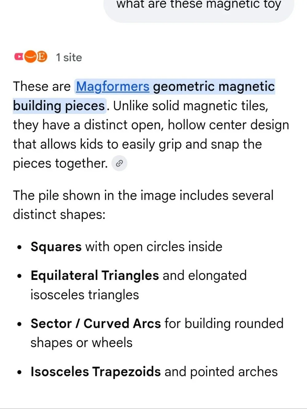 Magnetic Building Tiles Set - 72 Multicolor Creative Shapes for Kids